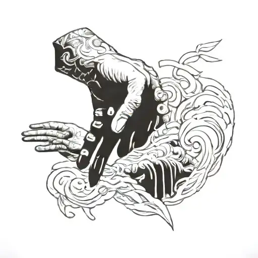 the creation of adam tattoo design idea