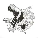 the creation of adam tattoo design idea