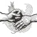 the creation of adam tattoo design idea