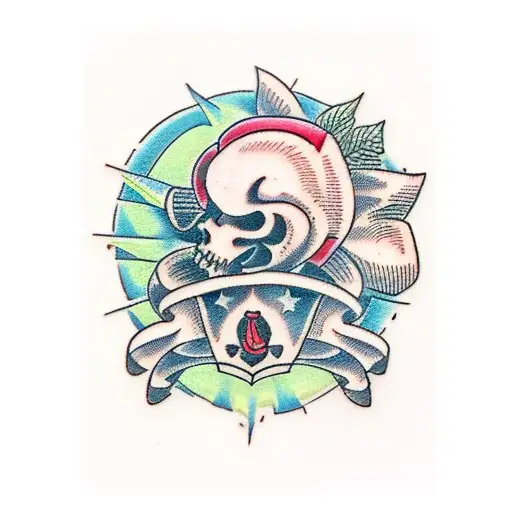 pinup  tattoo design idea