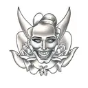 pinup  tattoo design idea