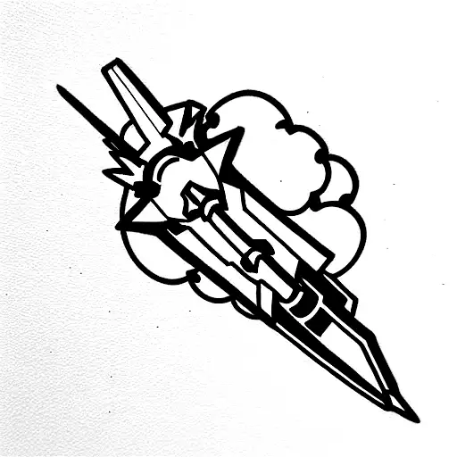 Gundam  tattoo design idea