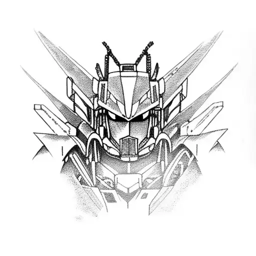 Gundam barbatos tattoo design idea
