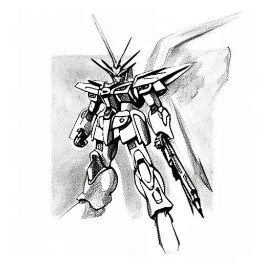 Gundam barbatos tattoo design idea