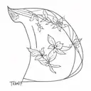 tramp stamp tattoo design idea
