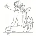 tramp stamp tattoo design idea