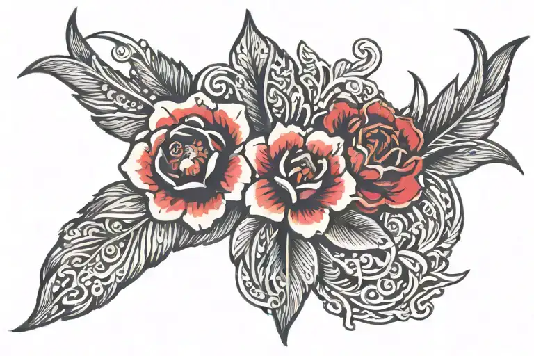 farvahar tattoo design idea