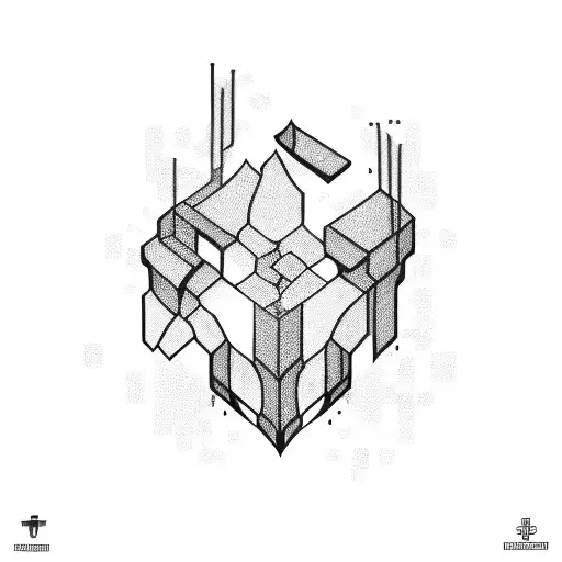 minecraft tattoo design idea