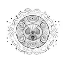 Peacock tattoo design idea