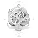 World Serpent, Yggdrasil tattoo design idea