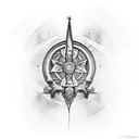 Holy Grail tattoo design idea