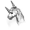 unicorn custom tattoo design idea