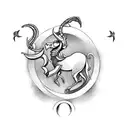 capricorn cancer scorpio tattoo design idea