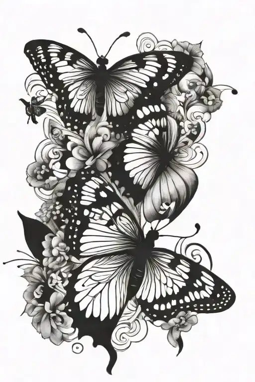 alex butterfly   tattoo design idea