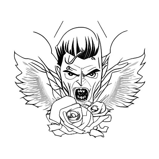 the vampire diaries  tattoo design idea