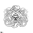 nothing can ever separate us from God’s love. Neither death nor life, neither angels nor demons, neither our fears for t tattoo design idea