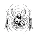 nothing can ever separate us from God’s love. Neither death nor life, neither angels nor demons, neither our fears for t tattoo design idea