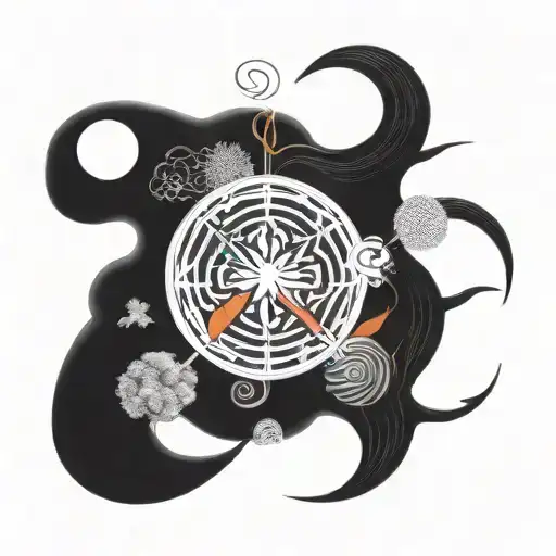 Tame Impala Currents album cover tattoo design idea