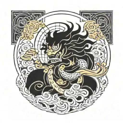 Senjumaru Shurara tattoo design idea