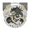 Senjumaru Shurara tattoo design idea