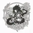 Senjumaru Shurara tattoo design idea