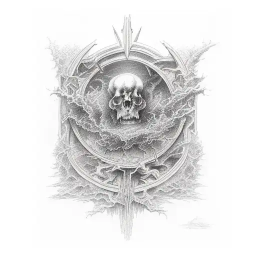 the last judgement  by gustave dore  tattoo design idea