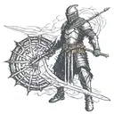 Dark souls tattoo design idea