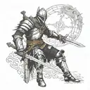Dark souls tattoo design idea