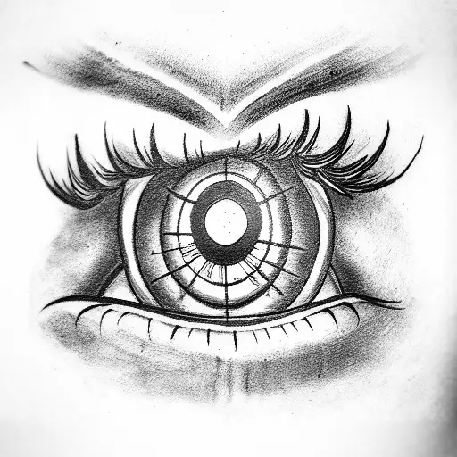 Evil Eye tattoo design idea