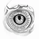 Evil Eye tattoo design idea