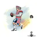 American football; 75 tattoo design idea