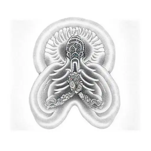 Nirvana In Utero Cover, Love Kanji tattoo design idea