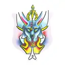 Anubis tattoo design idea