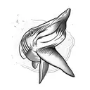 hammerhead shark tattoo design idea