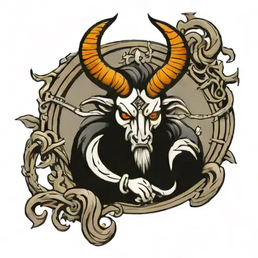 Baphomet tattoo design idea