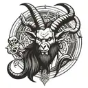 Baphomet tattoo design idea