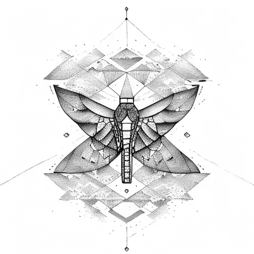 kite tattoo design idea