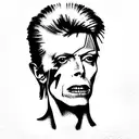 david bowie tattoo design idea