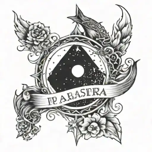 per aspera ad astra tattoo design idea