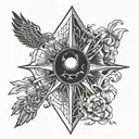 per aspera ad astra tattoo design idea