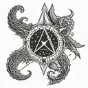 per aspera ad astra tattoo design idea