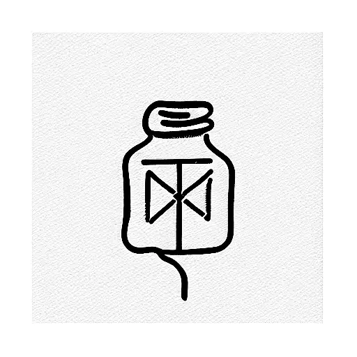 Minimalist Vietnamese Icon tattoo design idea