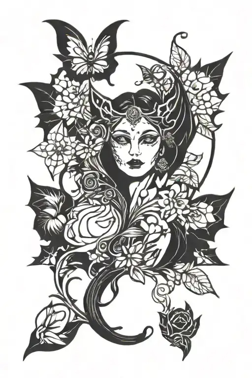 morgana tattoo design idea