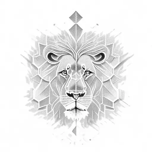 something that represents our relationship. numbers 24 & 7 should be included as well as a lion and elephant tattoo design idea