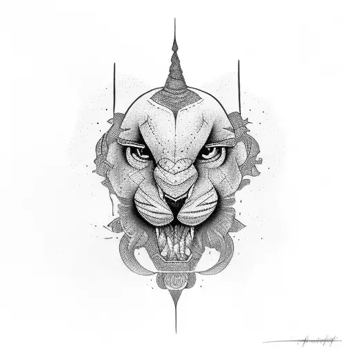 Persistence is strength tattoo design idea