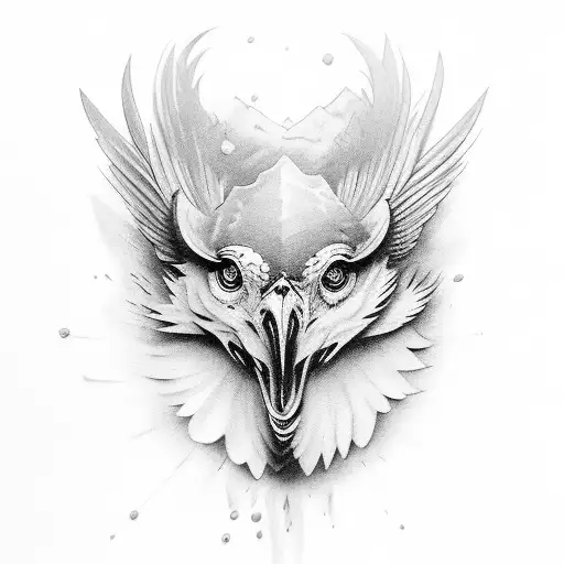 Cuervos tattoo design idea