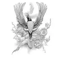 Cuervos tattoo design idea