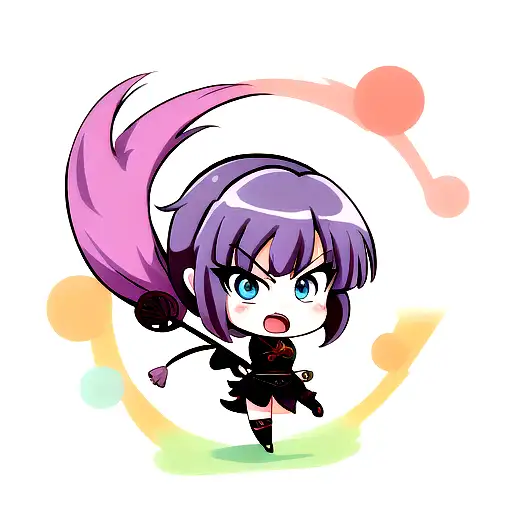 ninjia girl mulan tattoo design idea