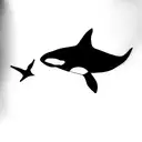 orca tattoo design idea