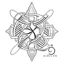 Incorporate a minimalist cross with waves and a sea turtle to symbolize the client's faith and love for sea animals. tattoo design idea